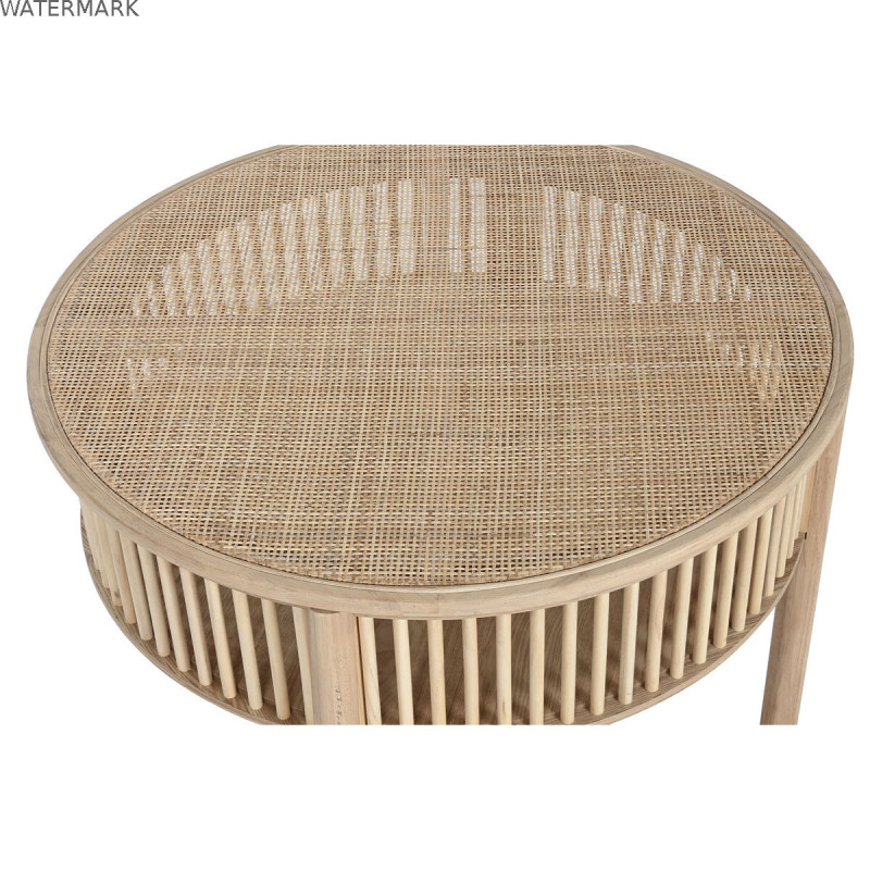 Table Basse Home ESPRIT Naturel Bois d'épicéa 75 x 75 x 49 cm