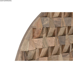 Décoration murale Home ESPRIT Naturel Moderne 80 x 4 x 80 cm
