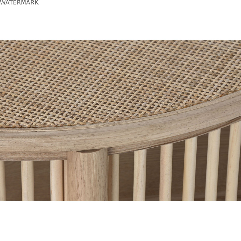 Table Basse Home ESPRIT Naturel Bois d'épicéa 75 x 75 x 49 cm
