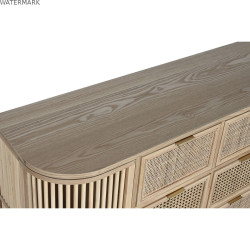 Caisson à Tiroirs Home ESPRIT Doré Naturel Sapin 120 x 40 x 80 cm