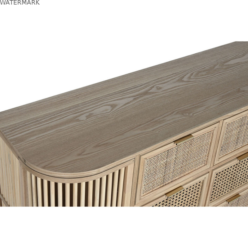 Caisson à Tiroirs Home ESPRIT Doré Naturel Sapin 120 x 40 x 80 cm