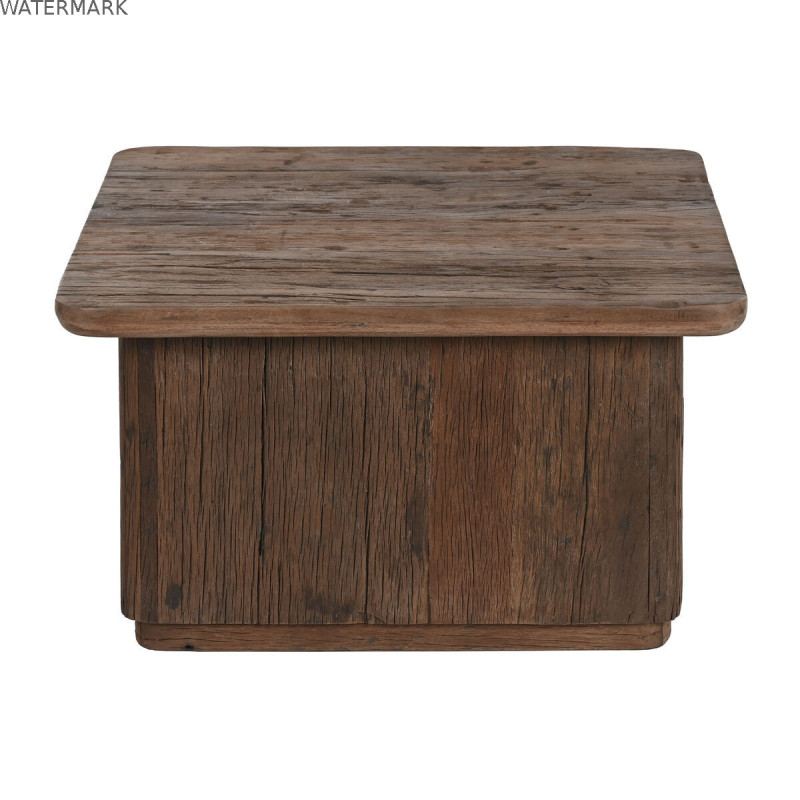 Table Basse Home ESPRIT Marron Bois 70 x 70 x 39 cm