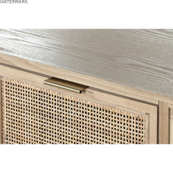 Caisson à Tiroirs Home ESPRIT Doré Naturel Sapin 120 x 40 x 80 cm