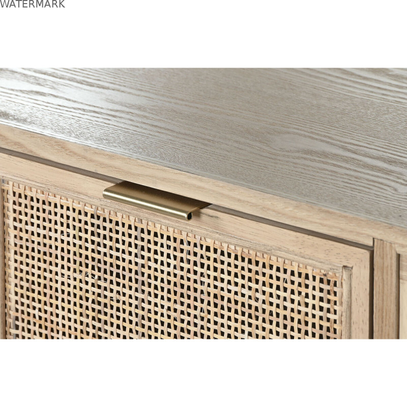 Caisson à Tiroirs Home ESPRIT Doré Naturel Sapin 120 x 40 x 80 cm