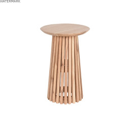 Petite Table d'Appoint Home ESPRIT Naturel bois mindi 40 x 40 x 60 cm