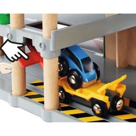 Garage Rail / Route BRIO World - Ravensburger - 3 niveaux - Mixte des 3 ans