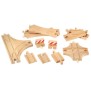 BRIO World - 33307 - Coffret Evolution Avance 11 Rails - Accessoire pour circuit de train en bois - Assortiment de rails - des 3