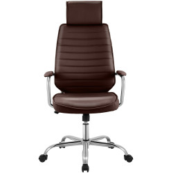 Fauteuil de bureau Rako rouge bordeaux