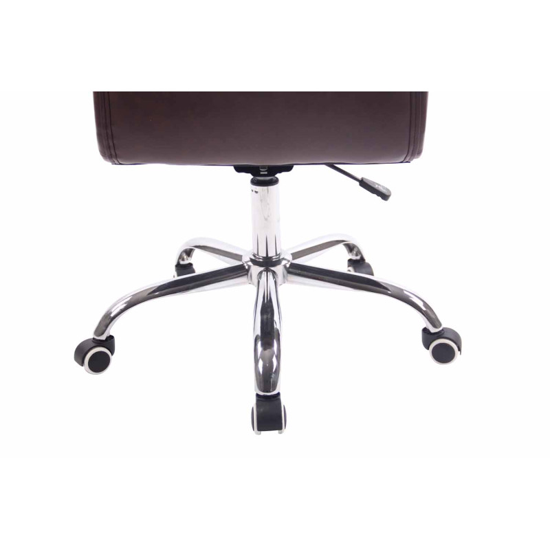 Fauteuil de bureau Deli rouge bordeaux