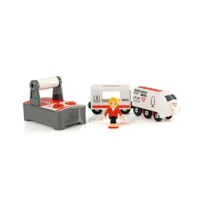 Train de Voyageur Radiocommandé BRIO World - Accessoire son & lumiere en bois - Ravensburger - Mixte - Des 3 ans