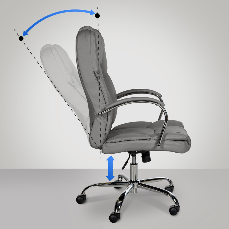 Fauteuil de bureau BIG Xanthos grise