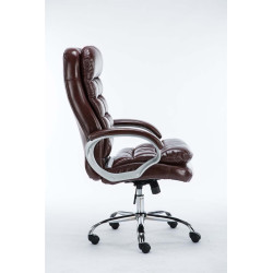Fauteuil de bureau BIG Vancouver bordeaux rouge