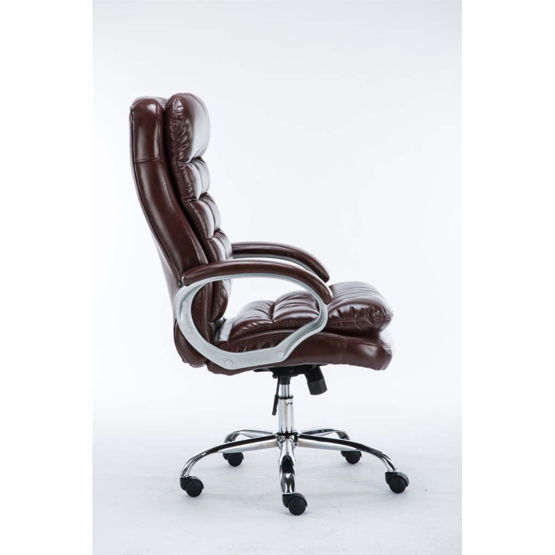 Fauteuil de bureau BIG Vancouver bordeaux rouge