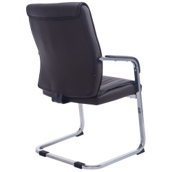 Fauteuil visiteur XL Anubis marron