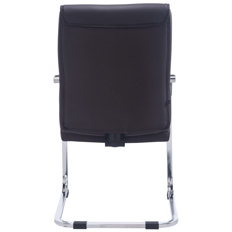 Fauteuil visiteur XL Anubis marron