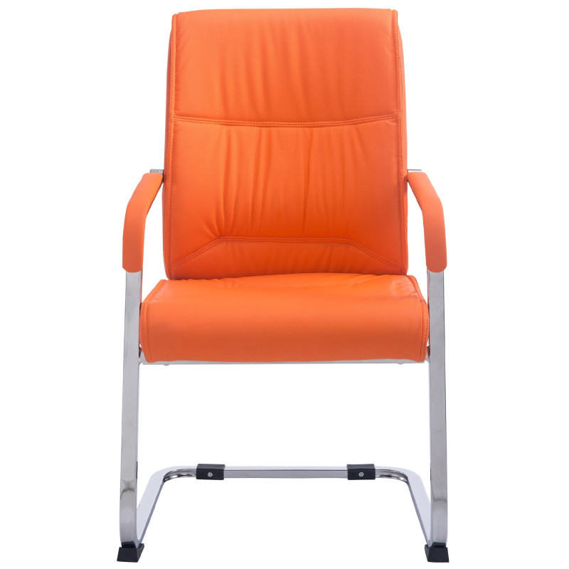 Fauteuil visiteur XL Anubis orange