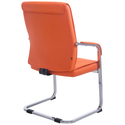 Fauteuil visiteur XL Anubis orange