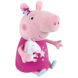 PEPPA PIG Peluche Avec Mascotte Pour Enfants - 30 cm