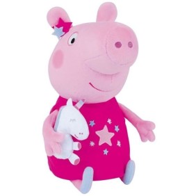 PEPPA PIG Peluche Avec Mascotte Pour Enfants - 30 cm