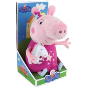 PEPPA PIG Peluche Avec Mascotte Pour Enfants - 30 cm