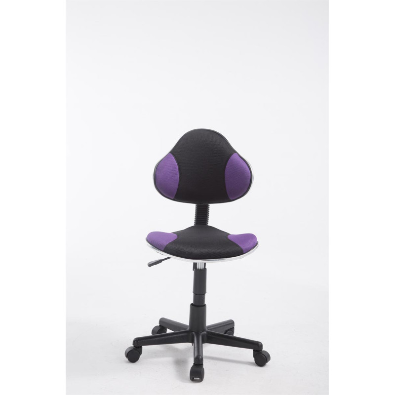 Tabouret de travail Bastian, noir et violet