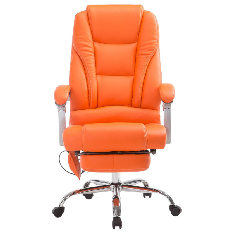 Fauteuil de bureau Pacific avec fonction massage orange