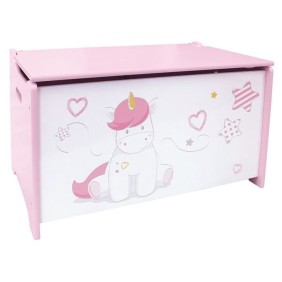 Coffre a jouets Licorne en bois pour enfant - Fun House