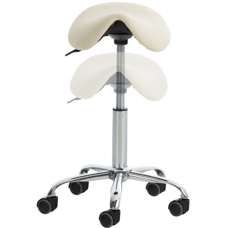 Tabouret de travail crème Reno