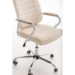 Fauteuil de bureau Rako V2 crème