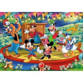 Clementoni - Puzzle enfant - Mickey Mouse - 2x60 pieces - Coloré et captivant - Fabriqué en Italie