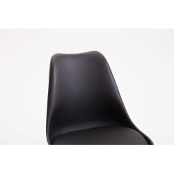Fauteuil de bureau Toulouse, plastique noir