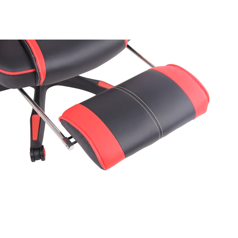 Fauteuil de bureau Heat noir/rouge