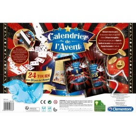 Clementoni - Calendrier de l'Avent - Magie et illusions - 24 tours a apprendre