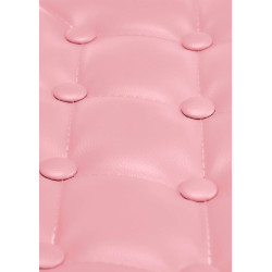Tabouret de travail Dublin, simili cuir rose