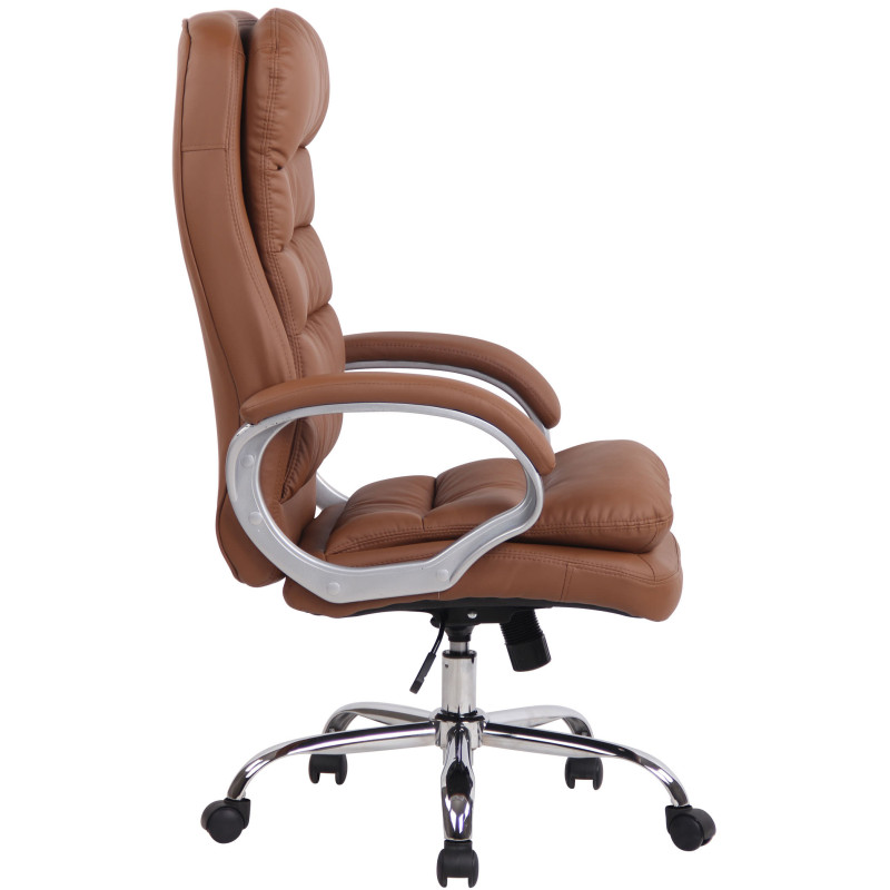 Fauteuil de bureau BIG Vancouver marron clair