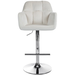 Tabouret de bar en velours...