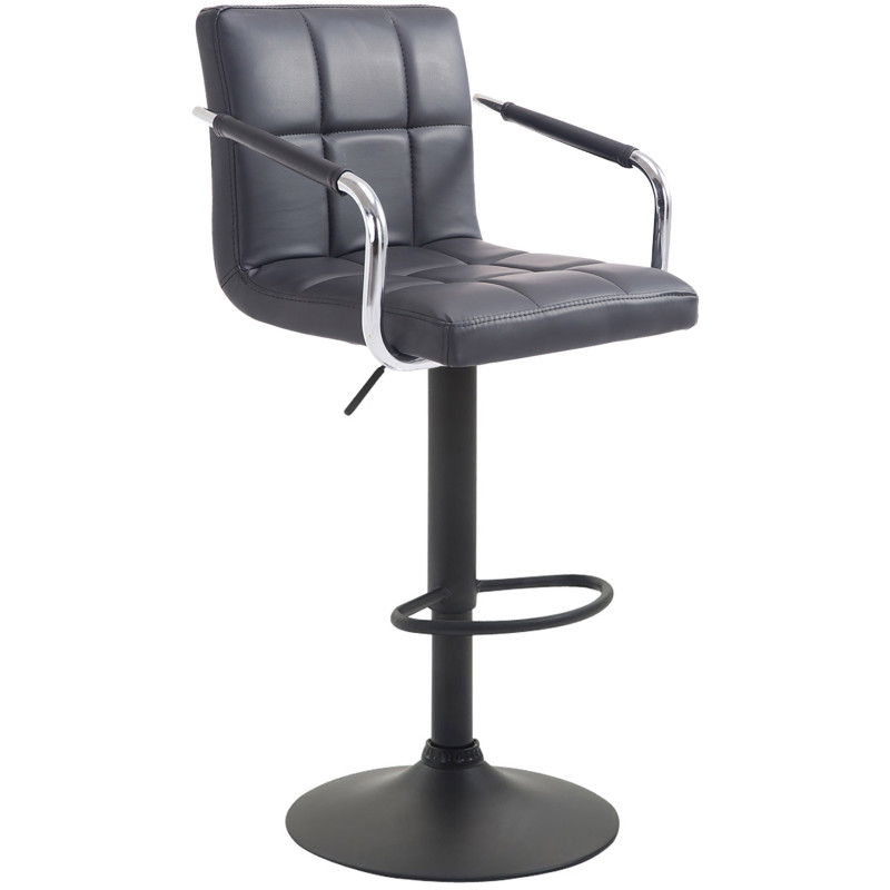 Tabouret de bar Lucy V2 noir noir