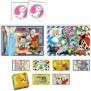 Clementoni - Edukit - Disney - Coffret apprentissage 4 en 1 - 2 puzzles, 1 mémo, 1 jeu de 6 cubes - Fabriqué en Italie - Dés 4an