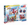 Clementoni - Edukit - Spidey -Coffret apprentissage 4 en 1 - 2 puzzles, 1 mémo, 1 jeu de 6 cubes - Fabriqué en Italie - Dés 4ans