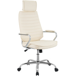 Fauteuil de bureau Rako crème
