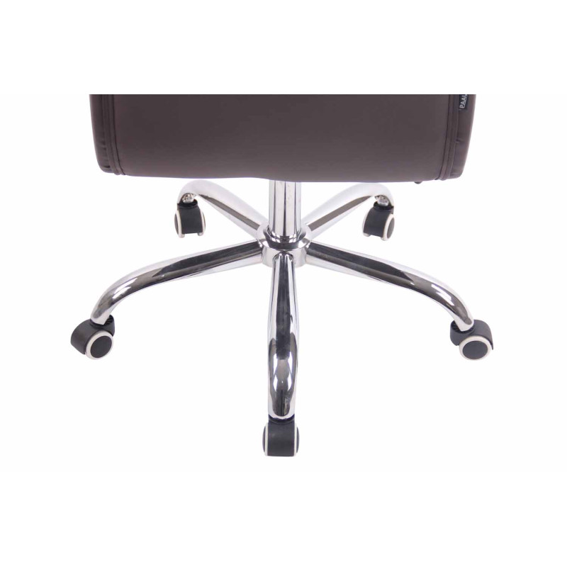 Fauteuil de bureau marron Deli