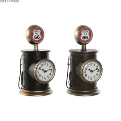 Horloge de table Home ESPRIT Multicouleur Métal