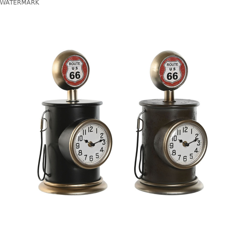 Horloge de table Home ESPRIT Multicouleur Métal