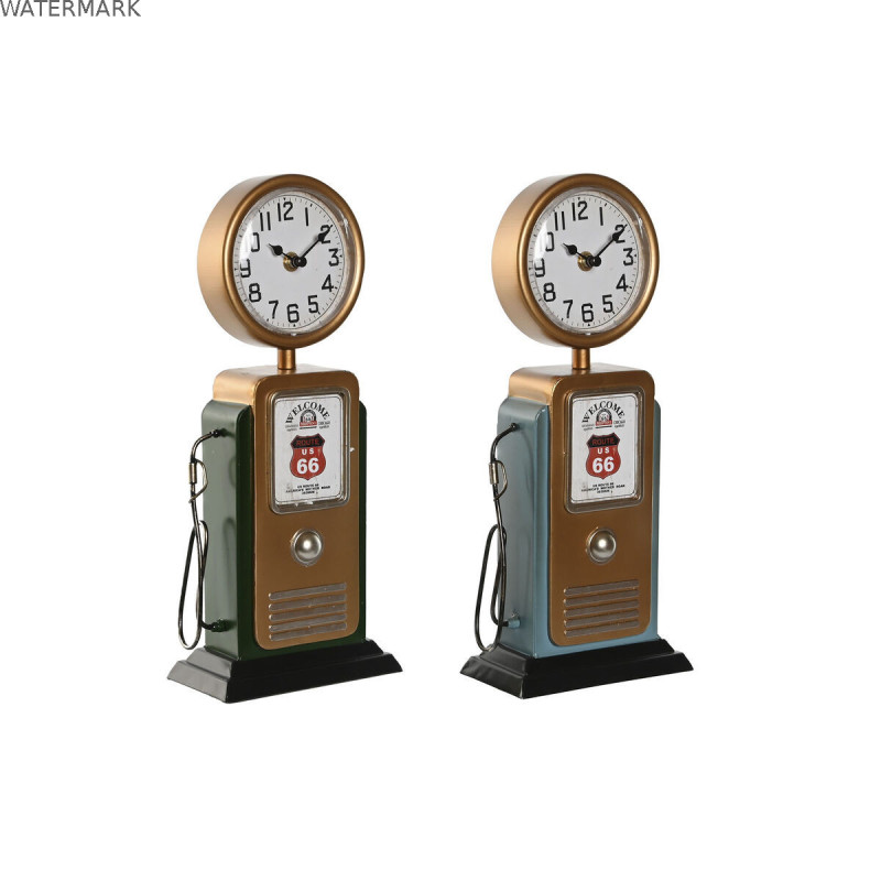 Horloge de table Home ESPRIT Multicouleur Métal Vintage