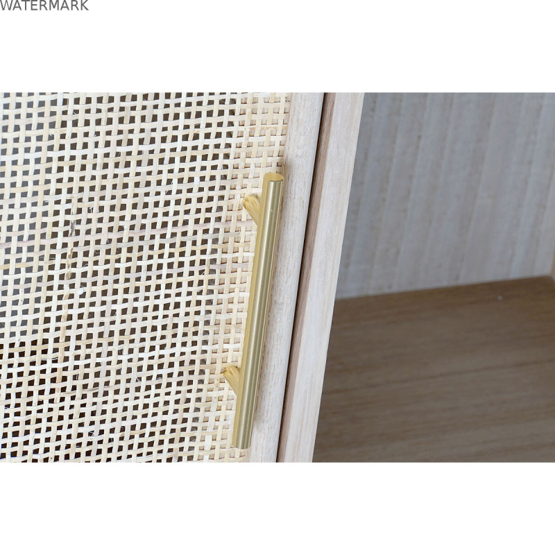 Étagère Home ESPRIT Naturel Bois de paulownia Bois MDF 90 x 37 x 189 cm
