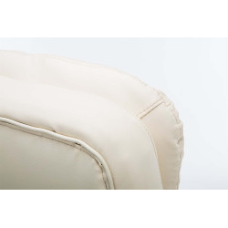 Fauteuil de bureau BIG Vancouver crème