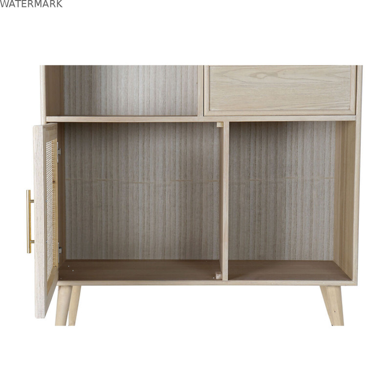 Étagère Home ESPRIT Naturel Bois de paulownia Bois MDF 90 x 37 x 189 cm