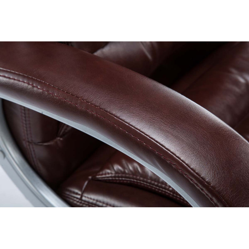 Fauteuil de bureau BIG Vancouver bordeaux rouge