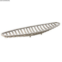 Centre de Table Home ESPRIT Argenté Moderne Chrome 51 x 12 x 6 cm
