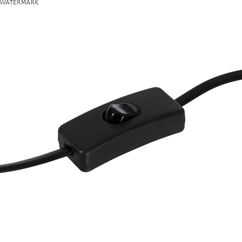 Lampe de bureau Blanc Noir Doré Fer 40 W 33 x 33 x 63,5 cm